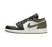 Jordan 1 little big kid (GS), Black White Olive Medium, 37 EU