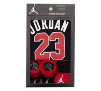 Jordan 23 Children's Jersey Socks, T-Shirt, and Hat Set Noir 5/6 ans