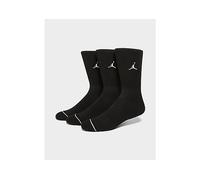 Jordan Everyday Crew Socks (3 pairs) - Black - Polyester 11-14.5