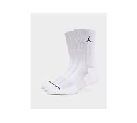 Jordan 3-Pack Everyday Crew Socks - White 2-5