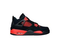 Jordan 4 Retro Bred Golf Cleats Men's Black Red CU9981-002, Black/Fire Red-cement Grey-whi, 12 UK