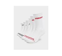 Jordan 6-Pack Crew Socks Junior - White 5-7Y