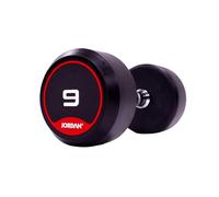JORDAN 9kg Classic Rubber Dumbbells (x2)