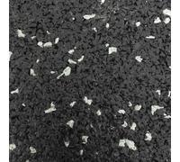 Jordan Activ Flooring 15mm, Black Tile with Grey fleck 50cm x 50cm x 15mm
