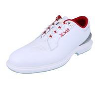 NIKE Air Jordan ADG 5 Mens Golf Shoes FQ6642 Sneakers Shoes (UK 10.5 US 11.5 EU 45.5, White fire red Metallic Silver 101)