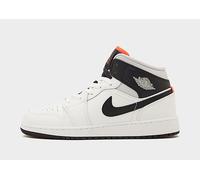 Nike Air Jordan 1 Mid Older Kids' Shoes - White 4