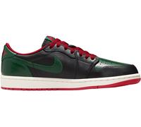 Jordan Women's 1 Retro Low OG Black/Gorge Green-Varsity Red (CZ0775 036), Black/Gorge Green-varsity Red, 6 UK