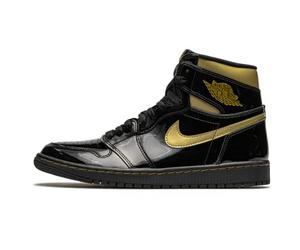 Jordan Air Jordan 1 Retro Mens - Black Metallic Gold - 46 EU