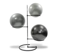 Jordan Anti-Burst Fit Ball, 3 x Pro Fit Balls and Grey Rack