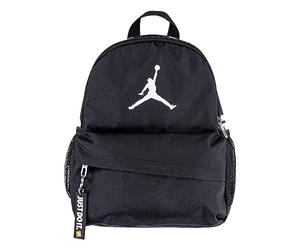 Jordan Baby Boy's Mini Backpack (Toddler) Black One Size, Black/Red/White, Taglia unica, Traditional Backpack