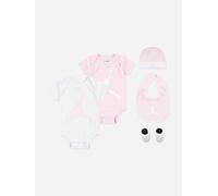 Jordan Baby Girls 5 Piece Bodysuit Gift Set in Pink - Pink - 6 - 12 Mths
