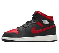 Jordan Big Kids Air 1 Mid (GS), Black/Varsity Red-summit White, 5.5 UK Child