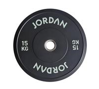 Jordan Black Rubber Bumper Weight Plates, 15kg