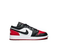 Jordan Boy's Air 1 Low (Big Kid), White Varsity Red White Zwart, 5 Big Kid