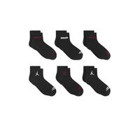 Jordan Boy's Legend Ankle 6Pk Socks, Black, 9/11 Years