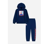 Jordan Boys MJ Essentail Baseline Hooded Tracksuit in Blue - Blue - 3 - 4 Yrs