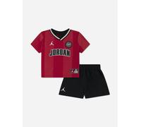 Jordan Boys MJ Sport Jersey Mesh Short Set in Red - Red - 5 - 6 Years