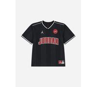 Jordan Boys MJ Sports Jersey T-Shirt in Black - Black - 10 - 12 Yrs