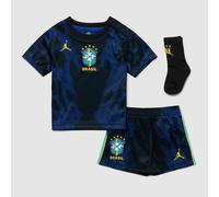 Jordan Brazil 2026 Infants Dri FIT Stadium Away Kit Old Royal Black