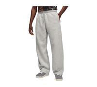 Nike Jordan Brooklyn Fleece Men's Oversized Open-Hem Trousers - Grey - Cotton/Polyester XL