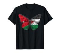 Jordan Butterfly Shirt Patriotic Jordanian Flag T-Shirt