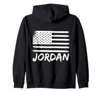 Jordan Citizenship Personalized Forename Birthday Name Zip Hoodie