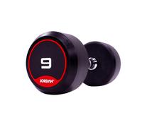 Jordan Classic Rubber Dumbbells - Pairs, 9kg