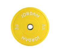 Jordan Coloured Rubber Bumper Plates, 15kg
