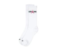 Jordan Crew Socks - male - Supreme - Socks - White - S - Underwear S