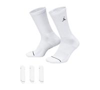 Jordan Everyday Crew Socks (3 pairs) - White - Polyester 5-8