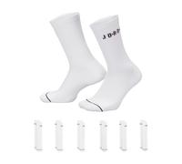 Nike Jordan Everyday Crew Socks (6 Pairs) - White
