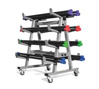 Jordan Fit Bars (up to 7kg), 40 x Fit Bars and Rack