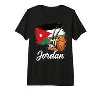 Jordan Flag and Arabian Oryx Premium T-Shirt