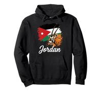 Jordan Flag And Arabian Oryx Pullover Hoodie