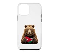 Jordan Flag Heart Pride Country Heritage Bear Jordanian Case for iPhone 12 mini