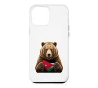 Jordan Flag Heart Pride Country Heritage Bear Jordanian Case for iPhone 12 Pro Max