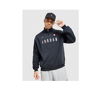 Nike Jordan Flight Men's Graphic Fleece 1/4-Zip - Black - Cotton/Polyester M