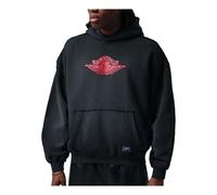 Jordan Flight Wings Fleece Hoodie 'Black University Red' IM9191-010 XXXL