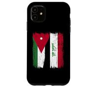 Jordan Iraq Half Flag Jordanian Iraqi Jersey Case for iPhone 11
