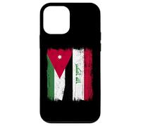 Jordan Iraq Half Flag Jordanian Iraqi Jersey Case for iPhone 12 mini