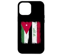 Jordan Iraq Half Flag Jordanian Iraqi Jersey Case for iPhone 12 Pro Max