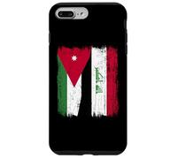 Jordan Iraq Half Flag Jordanian Iraqi Jersey Case for iPhone 7 Plus/8 Plus