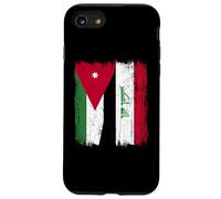 Jordan Iraq Half Flag Jordanian Iraqi Jersey Case for iPhone SE (2020) / 7 / 8