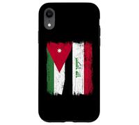 Jordan Iraq Half Flag Jordanian Iraqi Jersey Case for iPhone XR