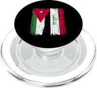 Jordan Iraq Half Flag Jordanian Iraqi Jersey PopSockets PopGrip for MagSafe