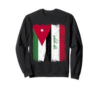 Jordan Iraq Half Flag Jordanian Iraqi Jersey Sweatshirt