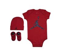 Jordan Jumpman Baby Bodysuit, Beanie and Booties Set Size 6-12M (Gym Red)