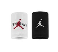 Genuine NIKE JORDAN Black White LONG WRISTBANDS Sweatbands BASKETBALL Tennis