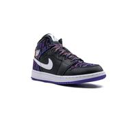 Jordan Kids Air Jordan 1 Mid SE "Tiger Stripe" sneakers - Black 4Y-4.5Y-6Y