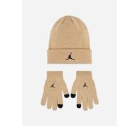 Jordan Kids Essentials Beanie Set in Beige - Beige - 8 - 20 Yrs
